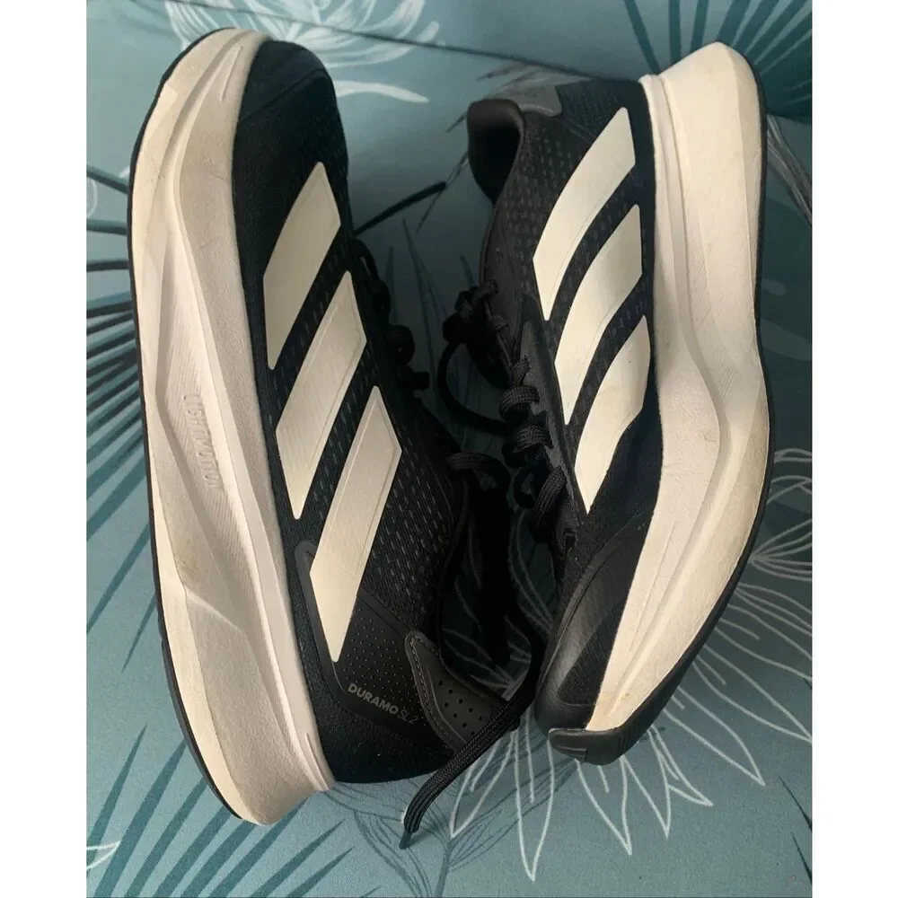 ADIDAS Duramo black Ortholite Running Gym Shoes Sneakers men’s sz 11